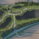 Ariel Image of Heron Lake Expansion - After