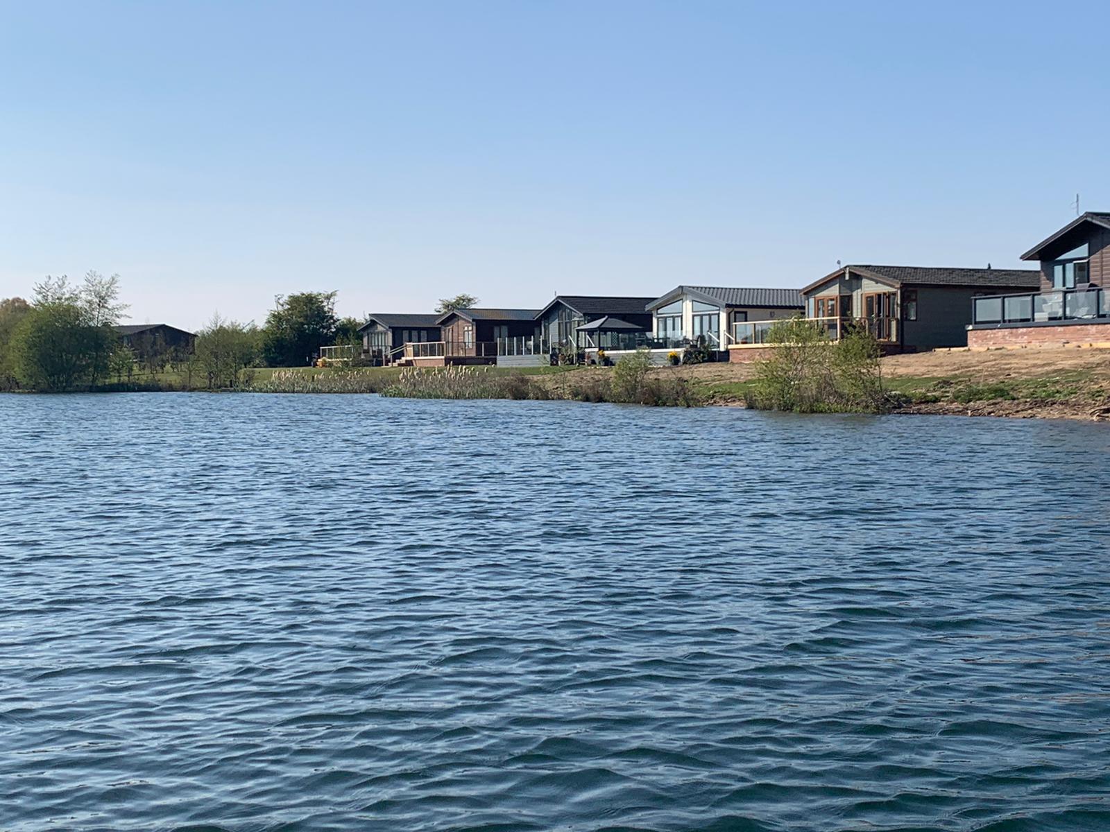 Views from the Boating Lake Heron Lakes Coastline Lodges and Static